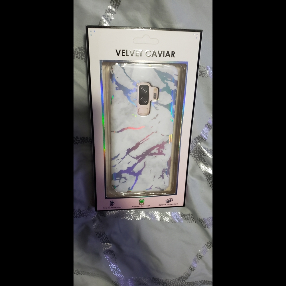 Holographic Marble Galaxy S9 Plus Phone Case